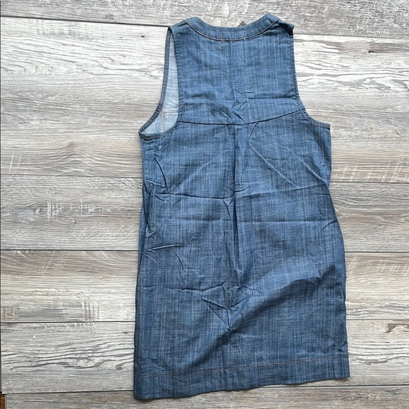 Montesinos Blue Sleeveless Denim Dress - Picture 4 of 6
